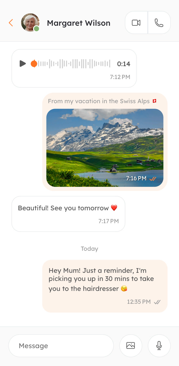 Send messages